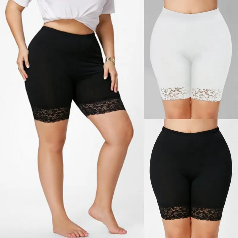Plus Size 5xl Sexy Lace Up Sports Shorts Women Yoga Shorts Push Up Hips