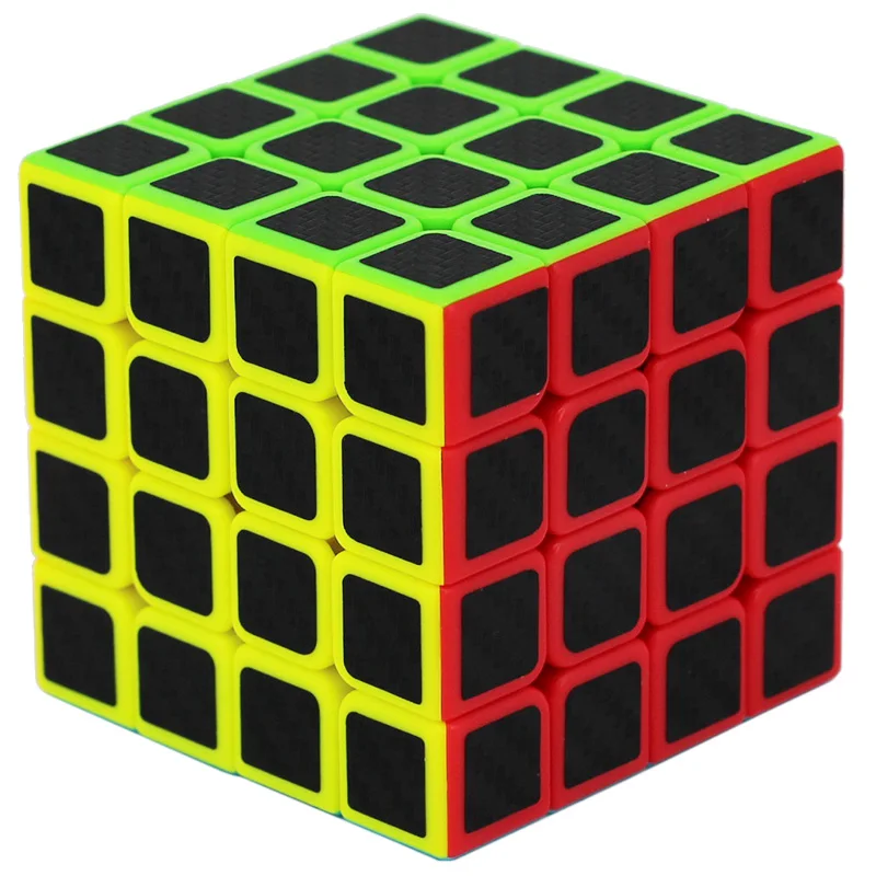 

Zcube 2018 New 4x4x4 Carbon Fiber Magic Cube Puzzle Speed Cube 4x4x4 Puzzle cubes Professional 4x4 cube For Kids