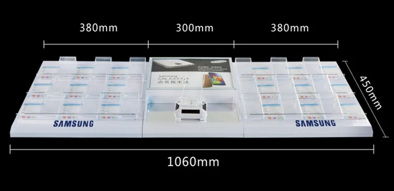 Без зарядного устройства универсальный мобильный телефон розничная торговля магазинная витрина акриловый держатель наборы