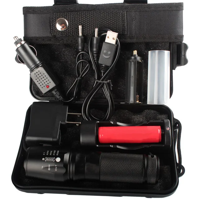 Special Offers 5Modes 6000LM T6 LED Adjustable Focus Torch Flashlight Rechargeable Torch Kit+18650 Battery + Charger +Case Bicycle Light 40OT18 Special Offers 5Modes 6000LM T6 LED Adjustable Focus Torch Flashlight Rechargeable Torch Kit+18650 Battery + Charger +Case Bicycle Light 40OT18