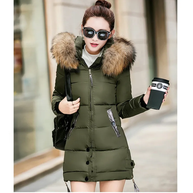 YAGENZ Parkas Mujer, зимнее пальто для женщин, пуховик, хлопковая куртка, Женское пальто с меховым воротником и капюшоном, большие размеры, женские длинные красные Топы 618