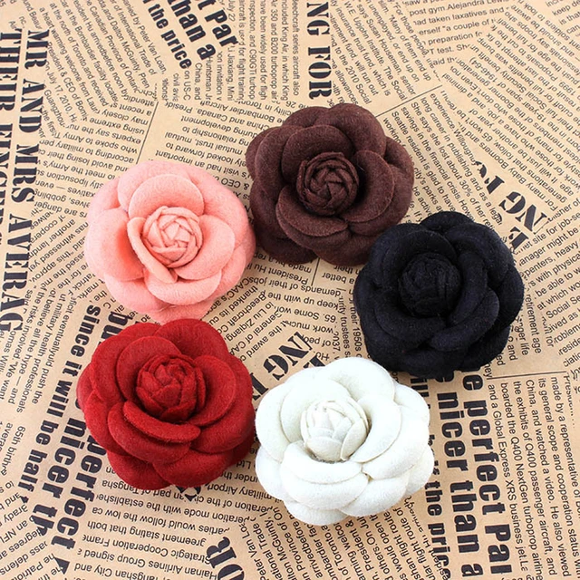 New Pearl Fabric Camellia Flower Brooch Pins Elegant Corsage Sweater Suit  Badge Lapel Pin Fashion Brooches for Women Accessories - AliExpress