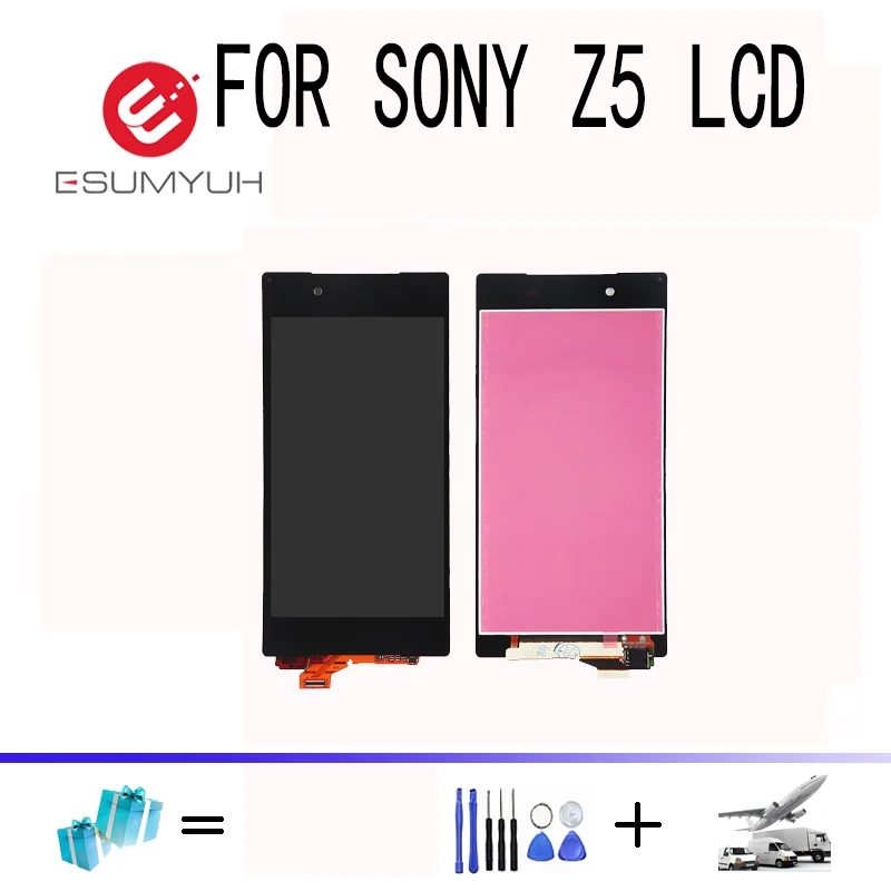ЖК-дисплей для Sony Xperia Z5 E6603 E6633 E6653 E6683 дисплей с сенсорным экраном и дигитайзером в