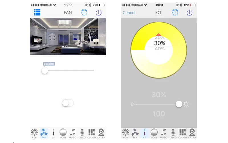 ALSEYE-Controlador De Ventilador Com Bluetooth, Ventilador De