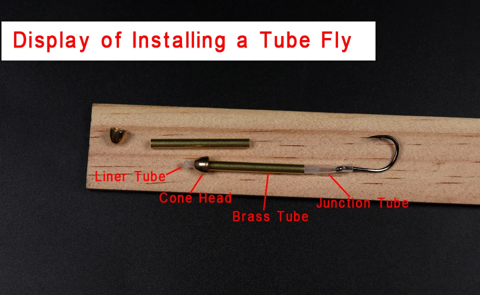 Wifreo трубка для завязывания мушек комбинированная система набор 3 мм латунная трубка+ конусы+ подводка+ соединительная трубка лососевая сталь материал для завязывания мушек