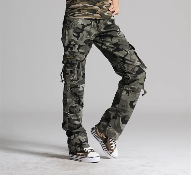 US $32.04 15% OFF|Frauen camouflage hosen frau baumwolle Multi Tasche Casual lose weibliche baggy Cargo Hosen Militär Plus Größe Hosen in Hosen & US $32.04 15% OFF|Frauen camouflage hosen frau baumwolle Multi Tasche Casual lose weibliche baggy Cargo Hosen Militär Plus Größe Hosen in Hosen &