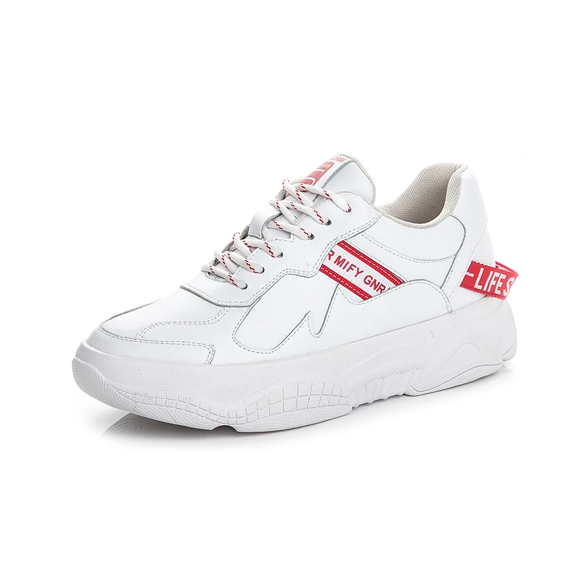 

Woman White Sneakers Shoes Tenis Feminino Platform Flats Wedge Footwear Breathable Spring Casual Shoes Women Chaussure Femme