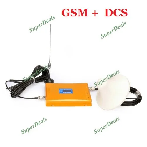 

2G UMTS HSPA LTE 4G GSM Repeater 900 1800mhz cellular signal booster DCS mobile signal repeater amplifiers + omni antenna