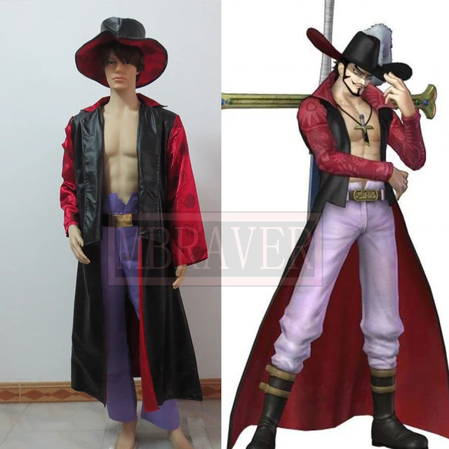 One Piece Dracule Mihawk Cosplay Costume