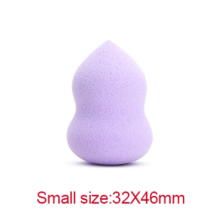 Cocute спонж для нанесения основы под макияж beauty Cosmetic Puff Powder Smooth Make Up Sponge пудра для лица Puff beauty tools Gourd - Цвет: Small Light Purple