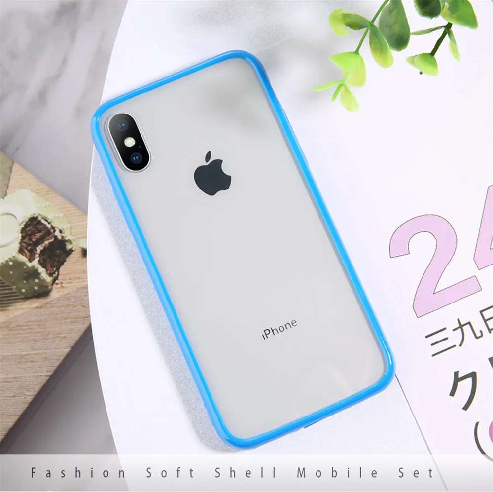 Lovebay прозрачные Простые Чехлы для телефона для iphone 11 Pro X XR XS Max пары TPU акрил для iphone 11 6 6S 7 8 Plus чехол