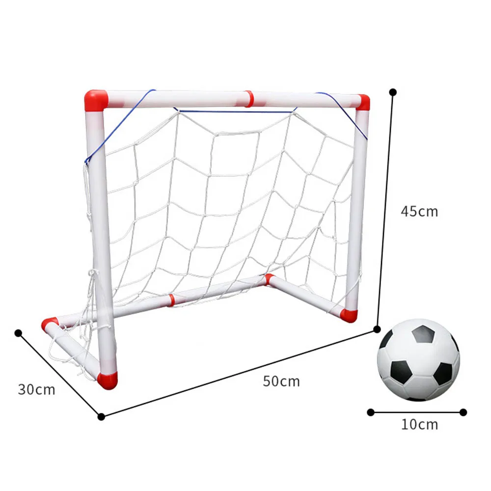 Мини футбол футбольные ворота Чистая набор с насосом детские спортивные для комнатных и уличных видов спорта игрушка детский подарок на