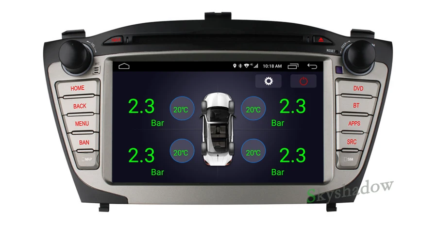 Sale C500 1024X600 4G SIM Android 6.0 Car DVD Player For Hyundai IX35 Tucson 2009-2014 RDS Radio GPS Bluetooth wifi 2GB RAM 16GB ROM 11