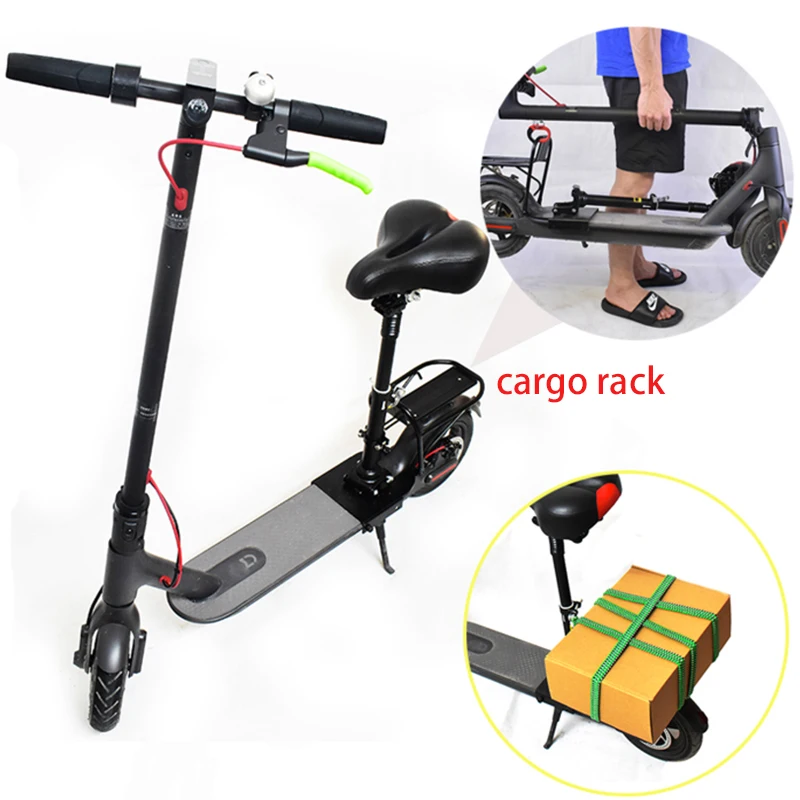 Rack de Carga Traseira para Xiaomi Mijia Scooter Elétrico Skate Bagagem Transportadora Prateleira Diy M365