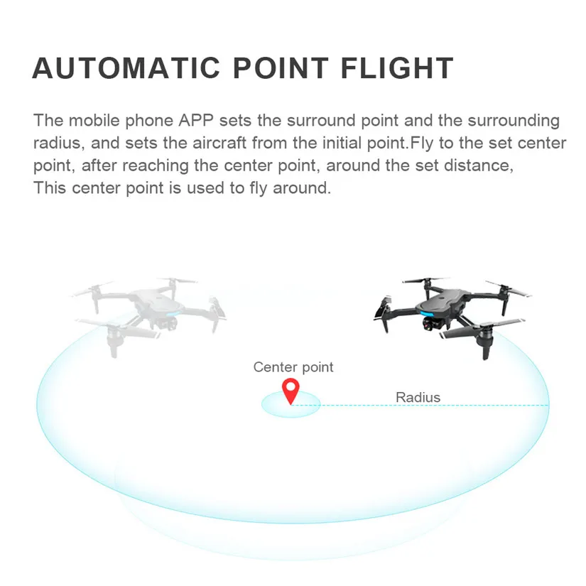 Складной 2,4G gps Радиоуправляемый Дрон Квадрокоптер 1080P wifi FPV камера gps режим следования за мной высота парение фиксированная точка Летающий gps автоматическое возвращение# M