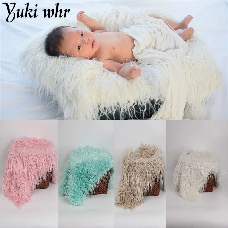 80 * 50CM felt blanket newborn photo props newborn basket fill photo