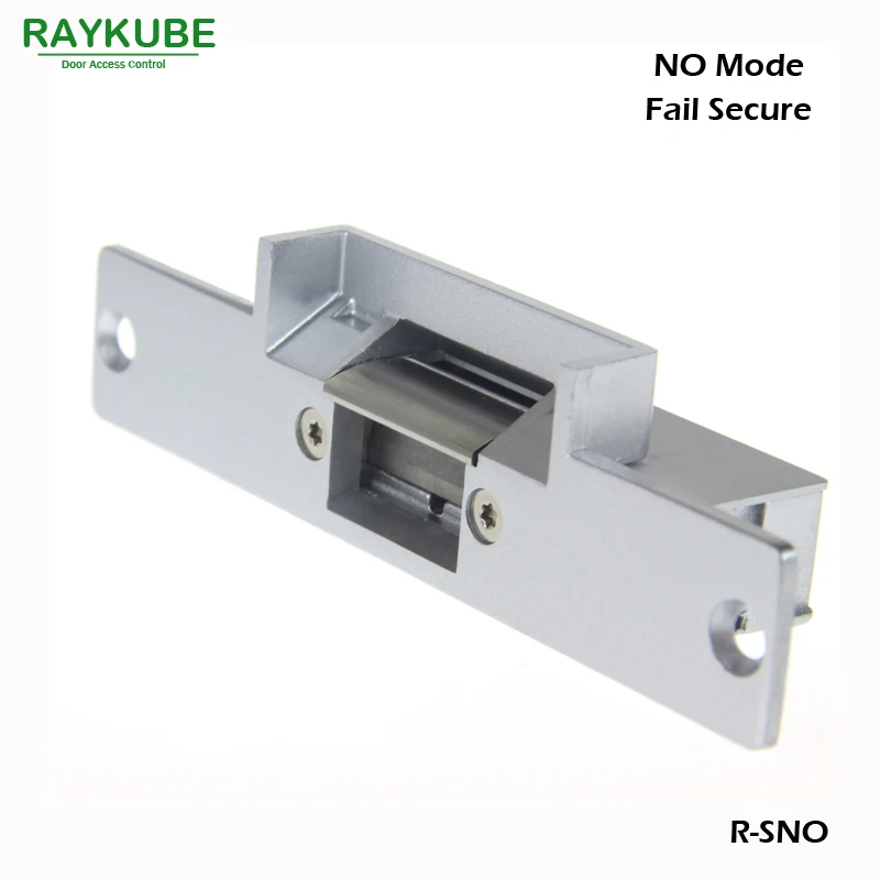 RAYKUBE Electric Strike Door Lock For Access Control System Fail Secure R-SNO