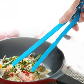 

Cooking silicone Kitchen Tongs Food BBQ Salad Bacon Steak Bread Clip Clamp Tools Bakeware Baking & Pastry Tools Clamp