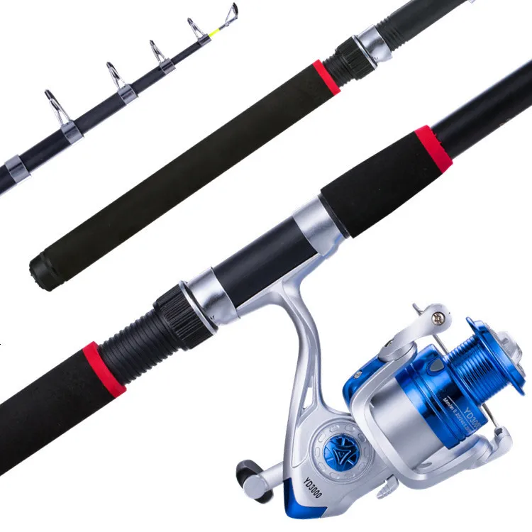 Battlesea Spinning Fishing Rod Combo 1.8-3.6m Telescopic Fishing Rod Fishing Wheel Portable Travel Fishing Rod Battlesea Spinning Fishing Rod Combo 1.8-3.6m Telescopic Fishing Rod Fishing Wheel Portable Travel Fishing Rod