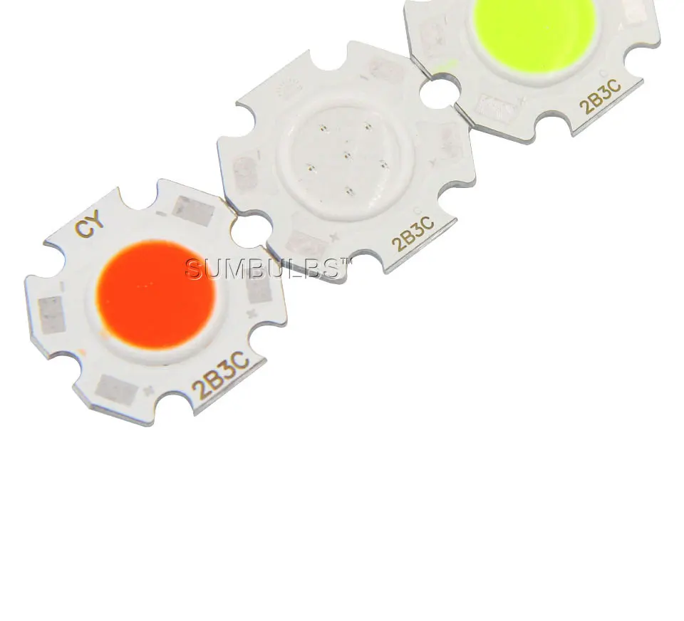 3w 5w 7w LED chip on board cob light source spotlight downlight bulb (3)