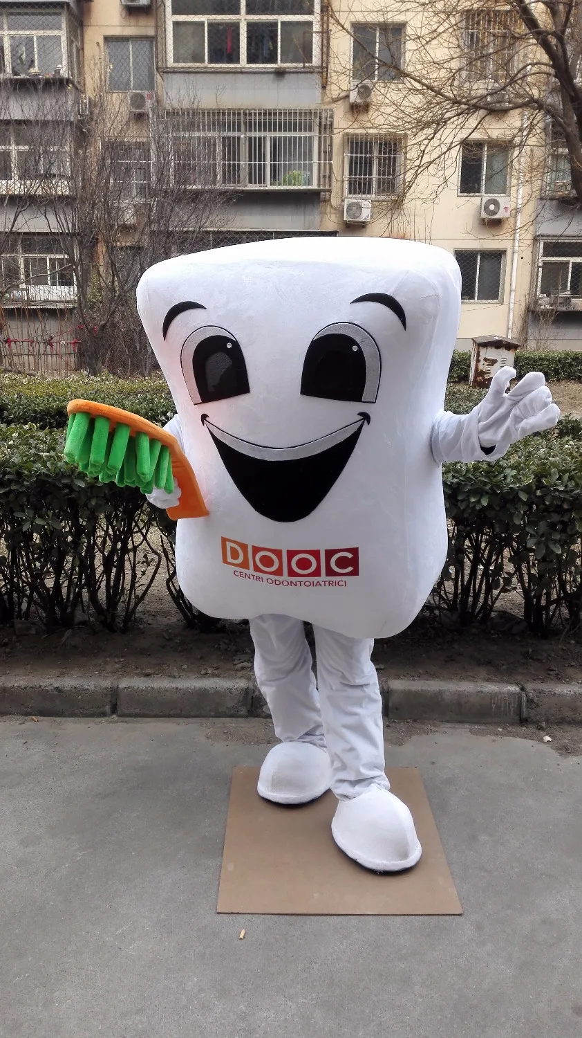 tooth teeth toothbrush mascot costume custom fancy costume anime cosplay kit mascotte theme