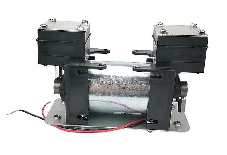 Double outlet 12V vacuum pump high pressure pump-70kPa 14L/min Diaphragm pump for beauty Instrument experiment