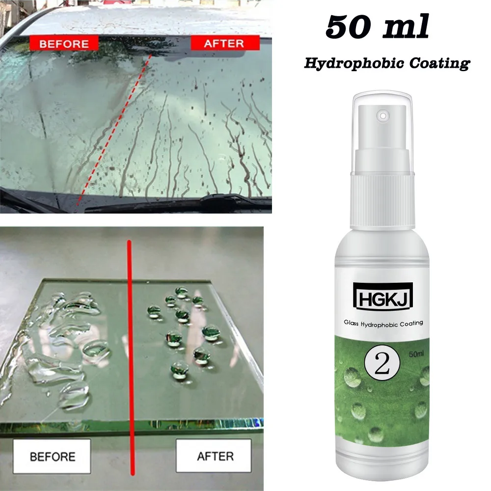 20 мл/50 мл непромокаемое нано стекло гидрофобное покрытие технология водонепроницаемого непромокаемого масляного стекла покрытие 1 шт