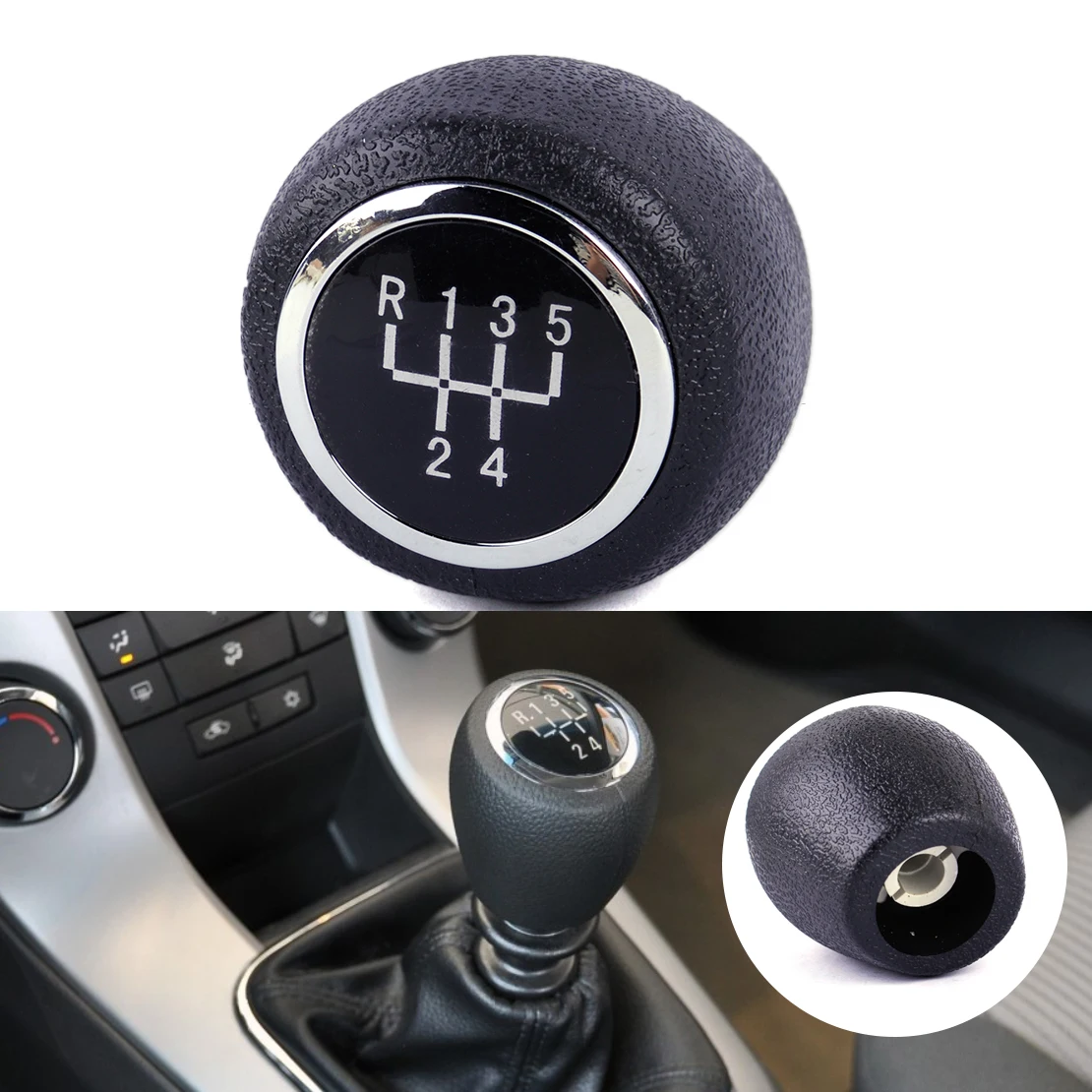 beler 5 Speed Gear Shift Knob Head Fit for Chevrolet Cruze 2010 2015in