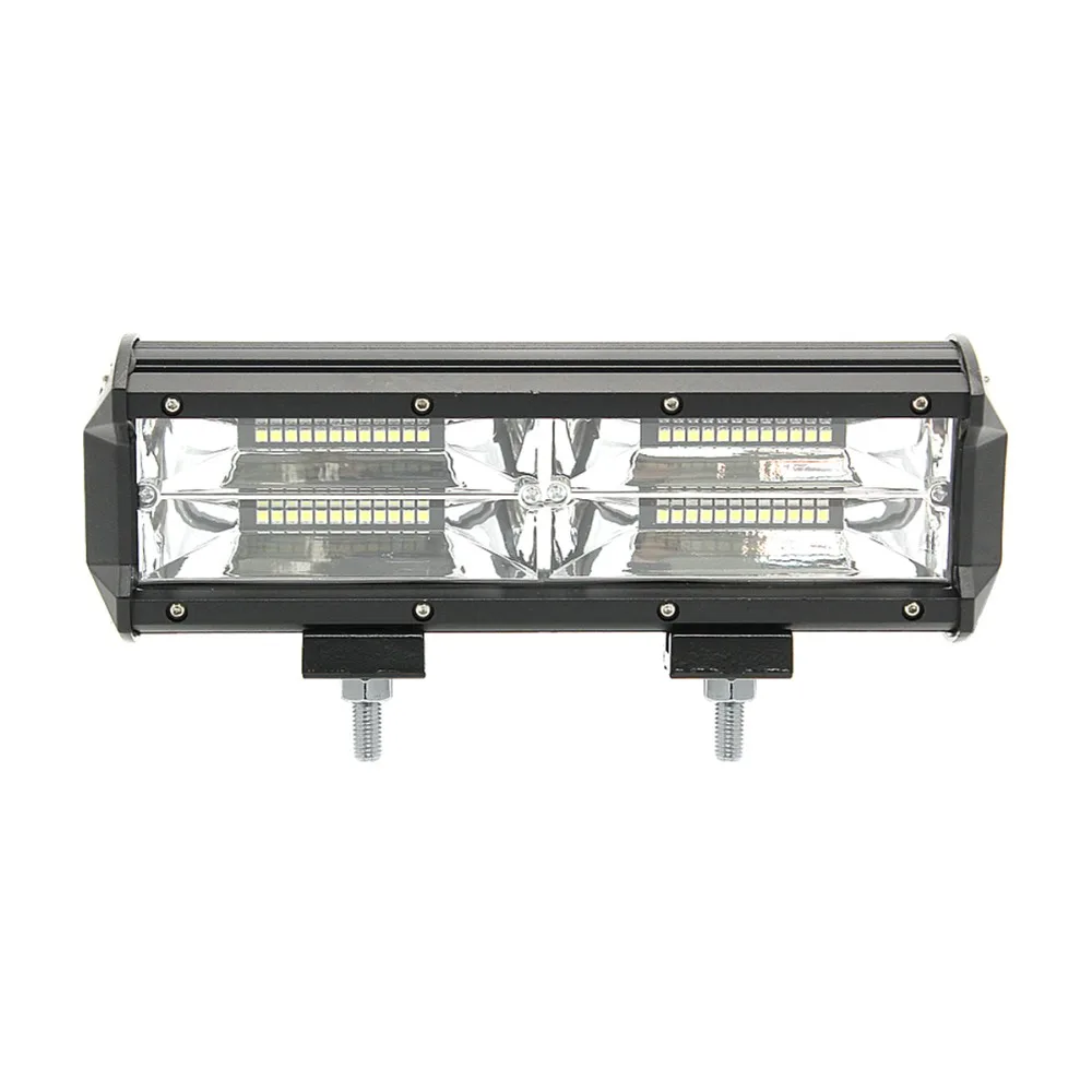 9-inch 144W 2-Row Car LED Work Light Bar Offroad 12V 24V Auto Driving for Truck AVT SUV 4x4 4WD Lamp | Автомобили и мотоциклы