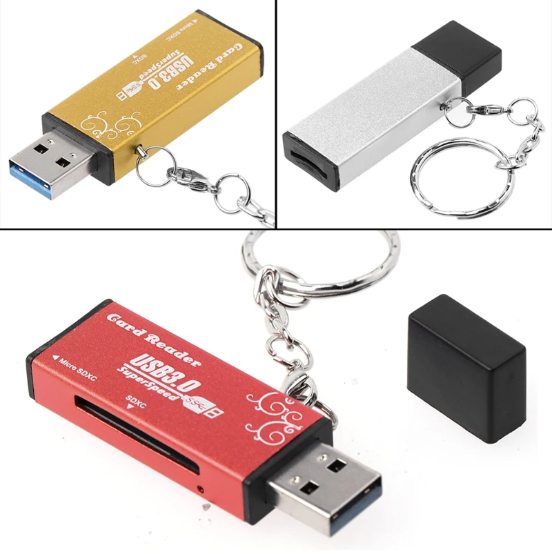 Card Reader USB 3.0 SD TF SDXC SDHC Micro SD Memory Card Reader with
