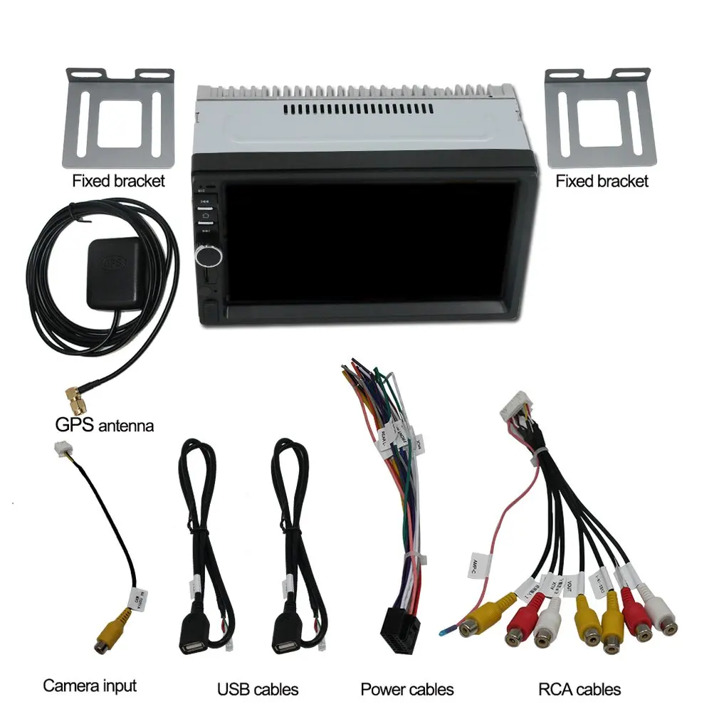 

7078B 1+16G car MP5 player Android 7.1 system High Definition Fashin design Radio Multimedia Player Best gift