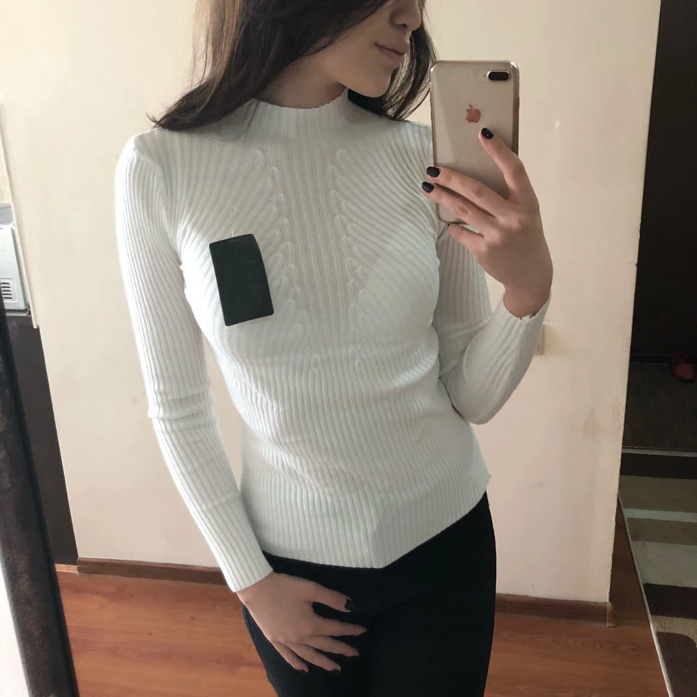 Winter Woman Sweater Knitting Pullovers Korean Fashion Women Turtleneck Knit Shirt Long Sleeve Sweater Tops Fall Winter Jumper Winter Woman Sweater Knitting Pullovers Korean Fashion Women Turtleneck Knit Shirt Long Sleeve Sweater Tops Fall Winter Jumper