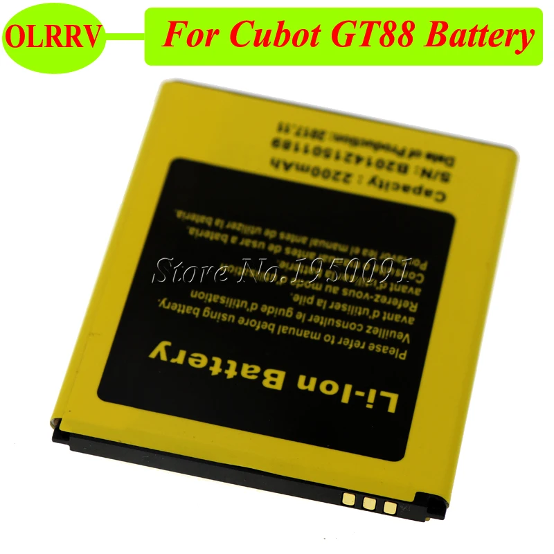 2200mAh For Cubot GT88 Battery Mobile Phone High Quality Replacement AKKU Accumulator | Мобильные телефоны и аксессуары