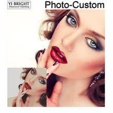 Фото на заказ Алмазная вышивка крестиком Полная площадь, круглые стразы Алмазная мозаика индивидуальная Алмазная вышивка подарки