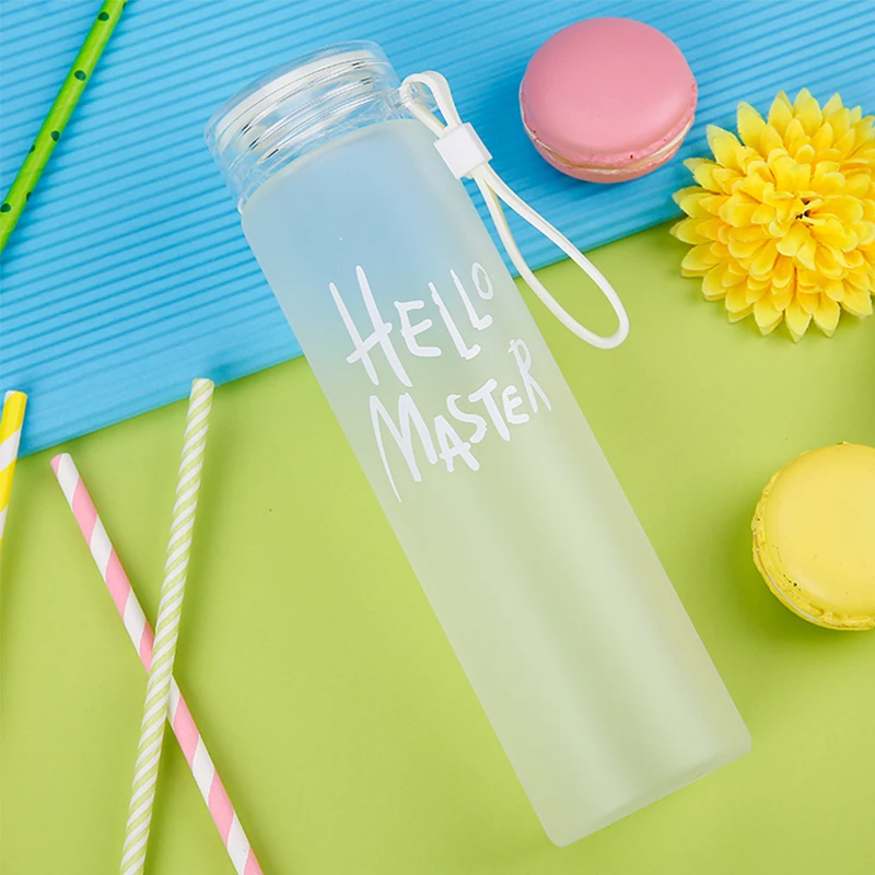 480ml Glass Water Bottle Colorful Outdoor Travel Drinking Bottle with Rope High Borosilicate Glass Sports Bottle Gym Hiking Gifts (13)