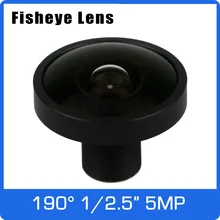 5 мегапикселей большой формат 1/2. 5 дюймов для IMX290/291/307 Horizon 190 градусов рыбий глаз звездный свет объектив 2,0 мм IP CCTV камера
