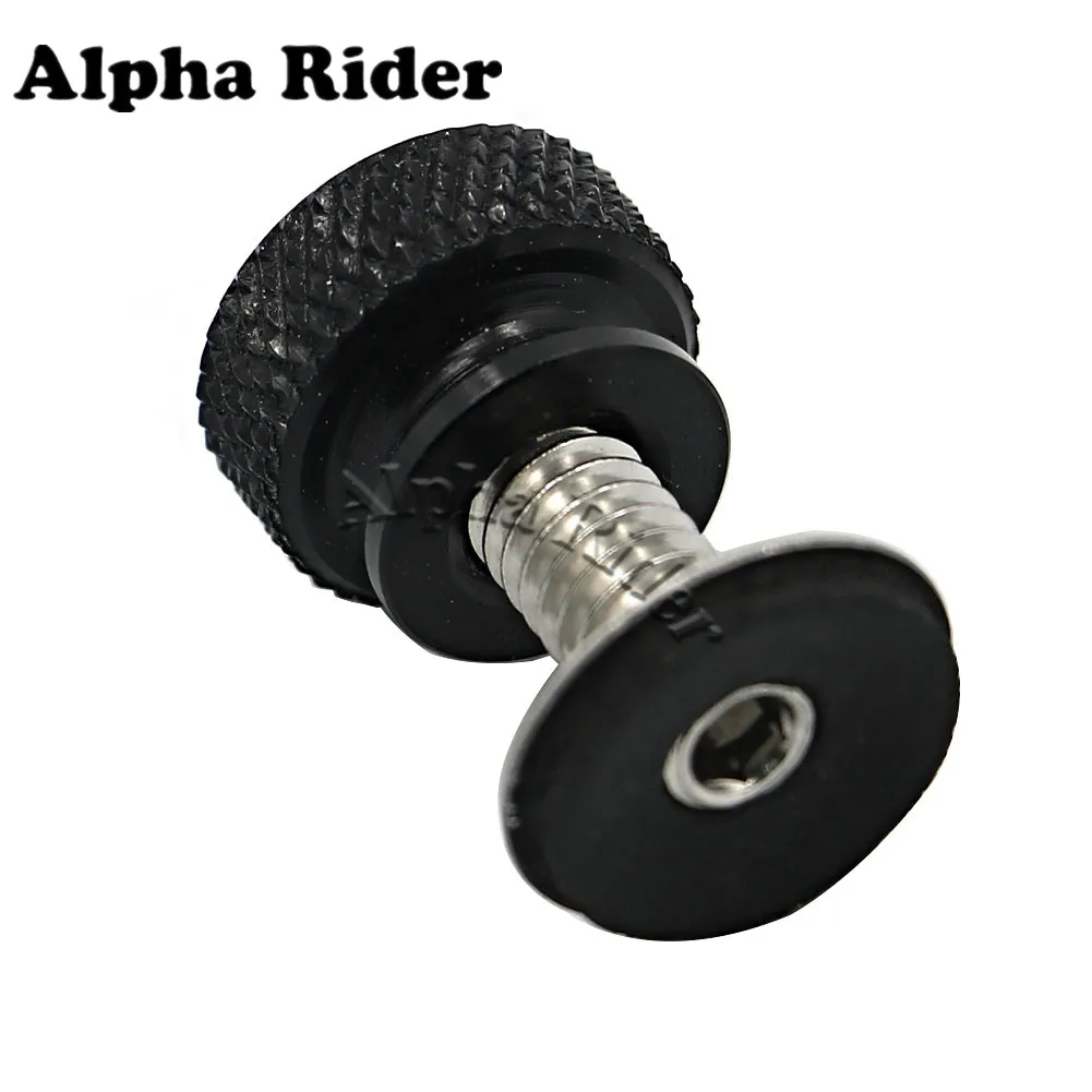 Rear Seat Solo Rack Screws Cap Quick Mount Bolts Pad for Harley Touring