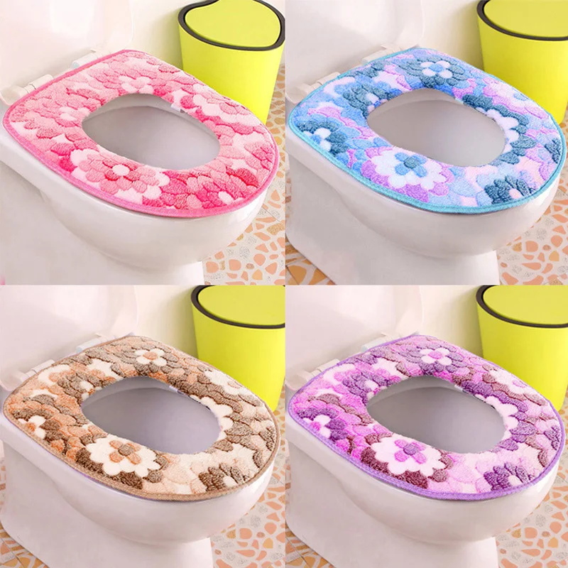 Buy SRYSJS Toilet Seat Warmer Coral fleece Thicken
