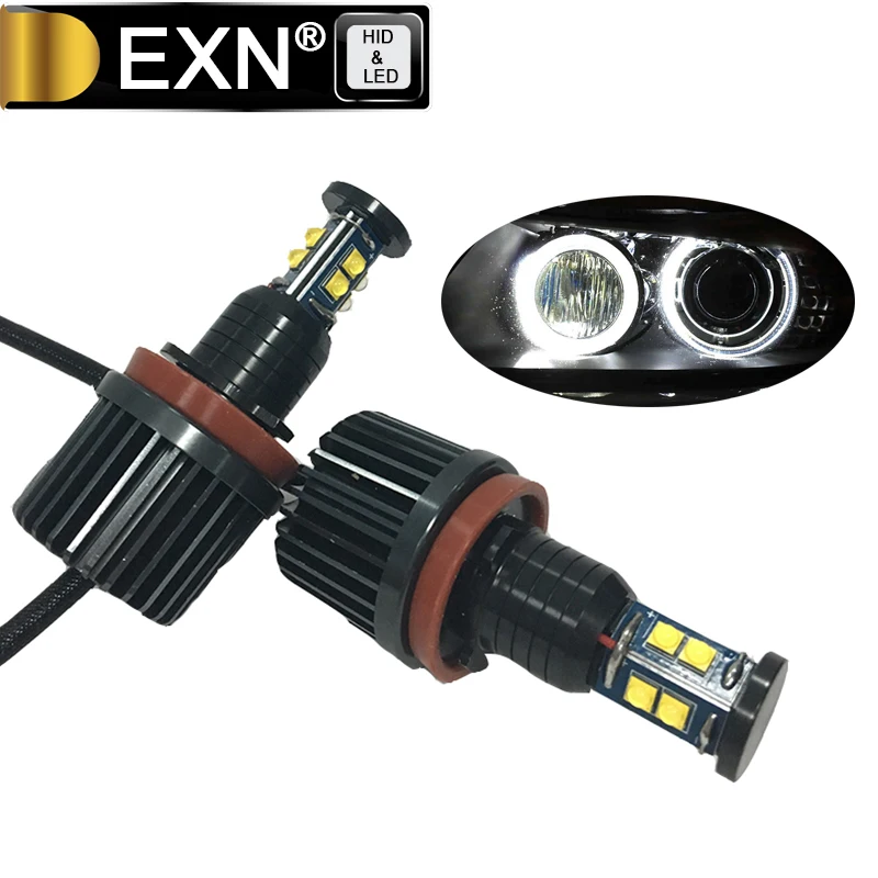 

2X 80W High Power Error Free XT-E H8 E92 LED Angel Eyes Bulb For BMW X5 E70 X6 E71 E90 E91 E92 M3 E60 LED Angel Eye Bulb