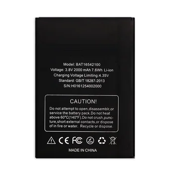 

For Doogee X9 MINI Battery 5.0inch BAT16542100 Bateria Batterij Accumulator 2000mAh