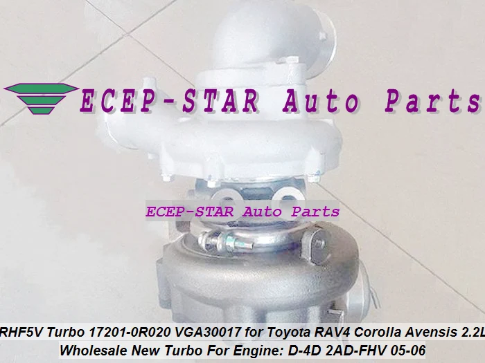 RHF5V Turbo 17201-0R020 17201-0R021 17201-0R022 VGA30017 VAA30017 VBA30017 VCA30017 for Toyota RAV4 2.2L D-4D 2AD-FHV 05-06