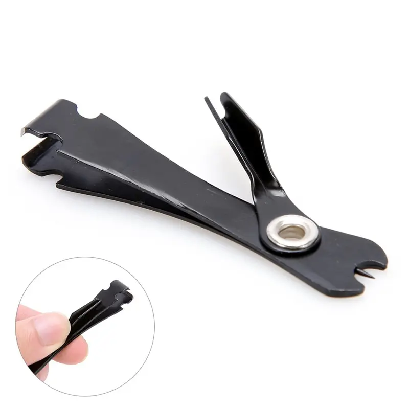 

1 pc Fishing-Line Tie Fast Knot Tying Tool Multifunctional Hooks Eye Cleaner Tools Nipper Fly Fishing Line Scissors Cutter