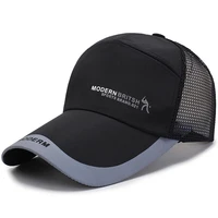 Men Women Golf Sunshade Breathable Baseball Mesh Hat Sport Quick-drying Sunscreen Cap Hip-Hop Adjustable Canvas Fishing Hat P14 2