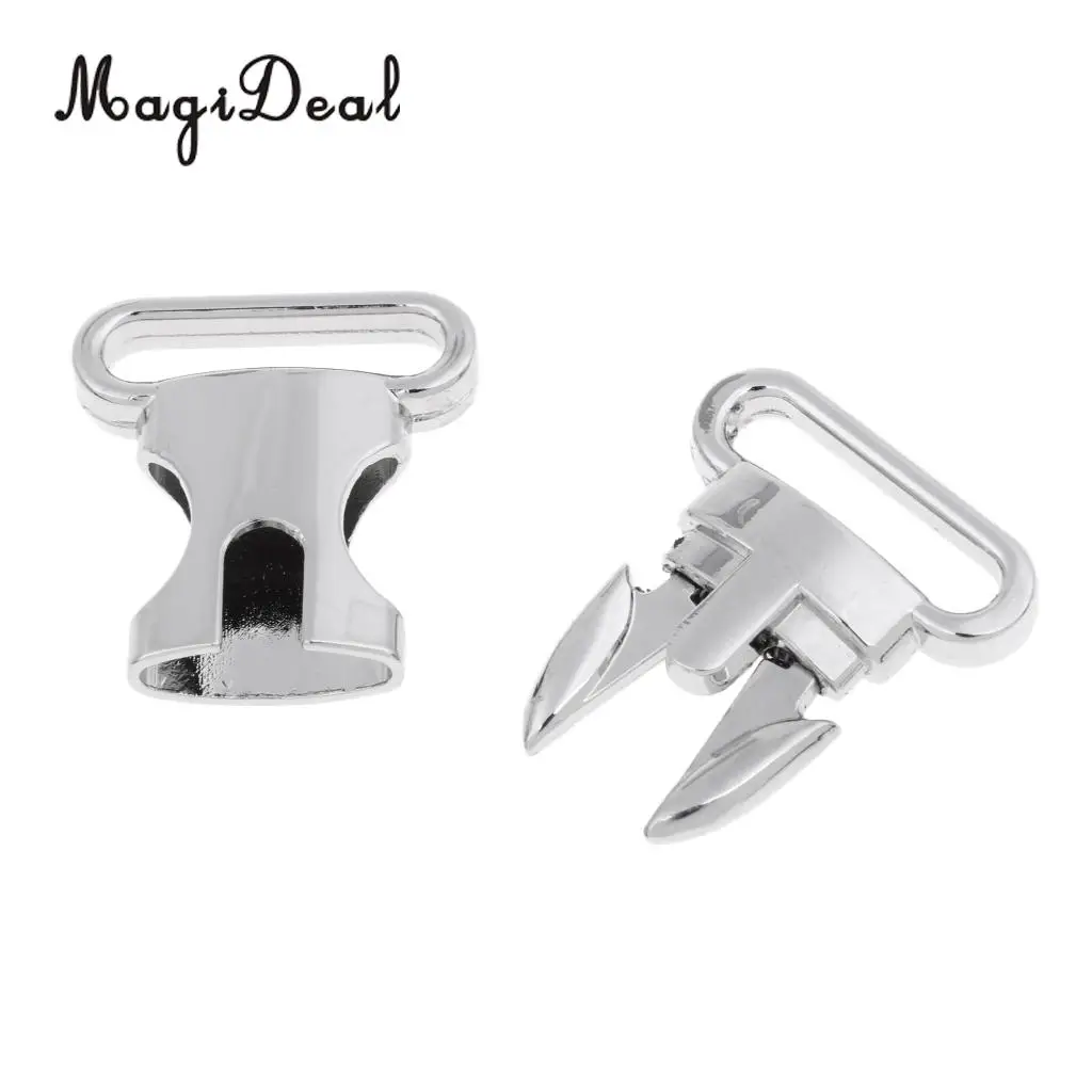 MagiDeal Metal Side Release Buckle for 20mm Backpack Webbing Strap/ Luggage Belt/ Paracord Bracelet Accessories