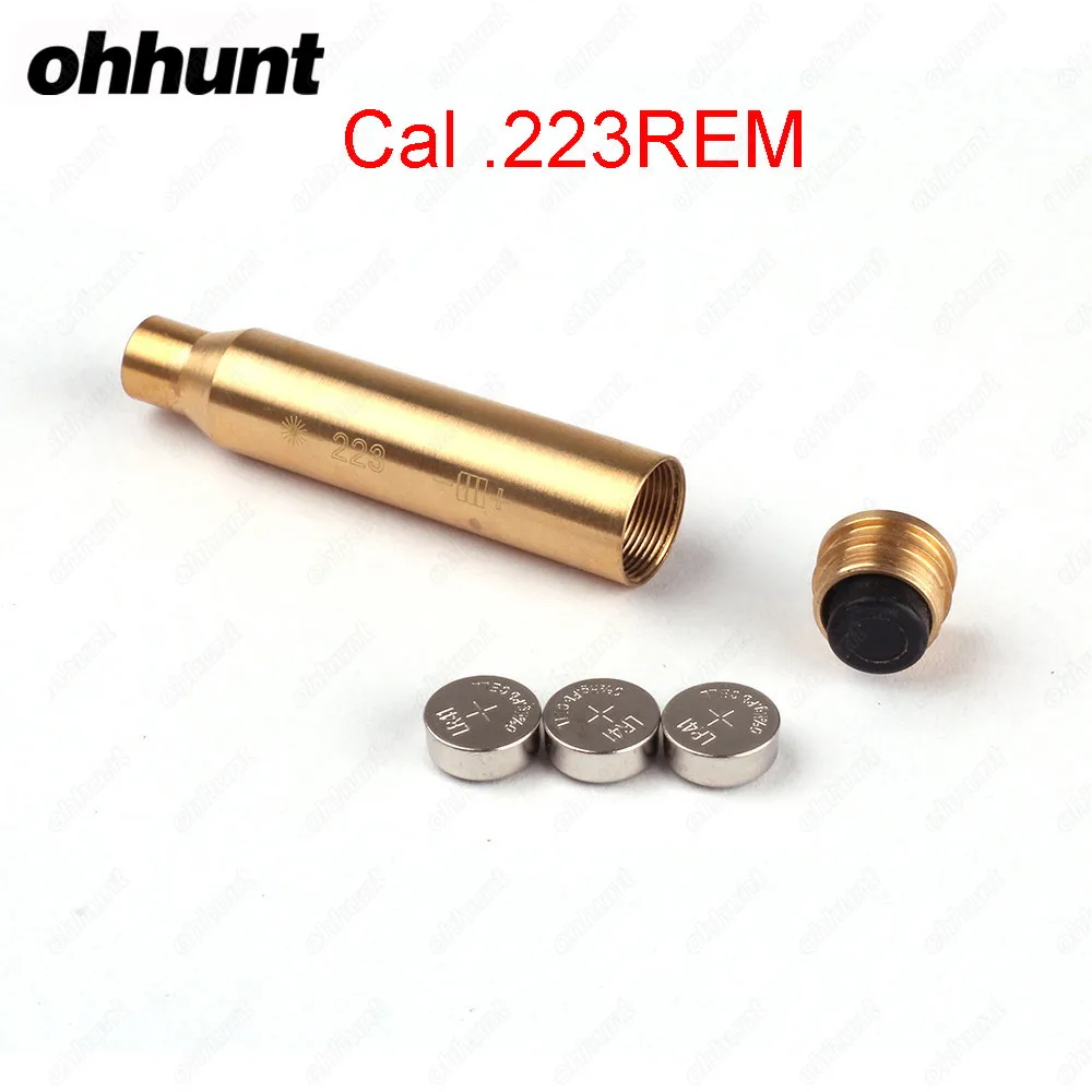 Ohhunt Тактический Интимные аксессуары CAL 223 REM картридж калибровки прибора красный