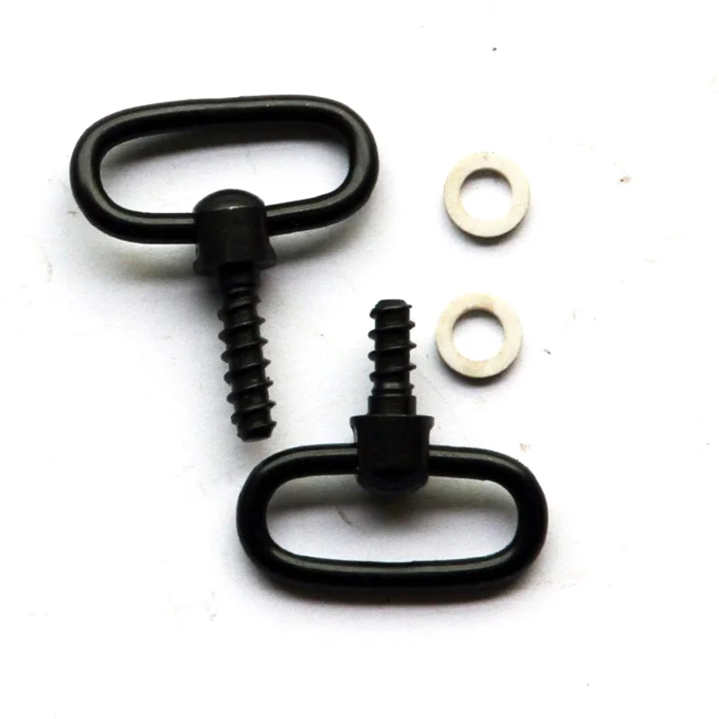 

Generic Black Swivels for 1" inch Sling Gun Sling Swivel SW3 For Gun Rifle Wholesale Hunt Accessories Brand New