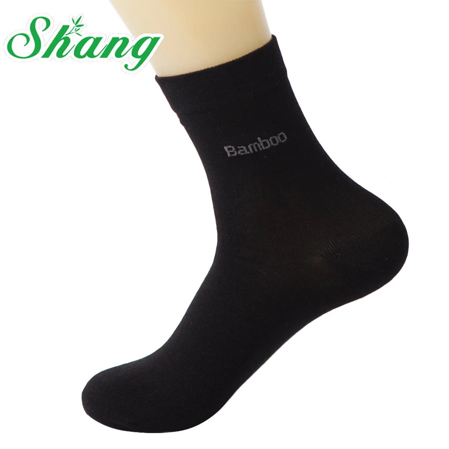 BAMBOO WATER SHANG Men Bamboo fiber socks men's elite casual Business ...