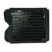 120mm G1/4 De Aluminio Del Radiador Del Ordenador Agua De Refrigeración Refrigerador Para CPU LED Disipador de R179 Envío de La Gota