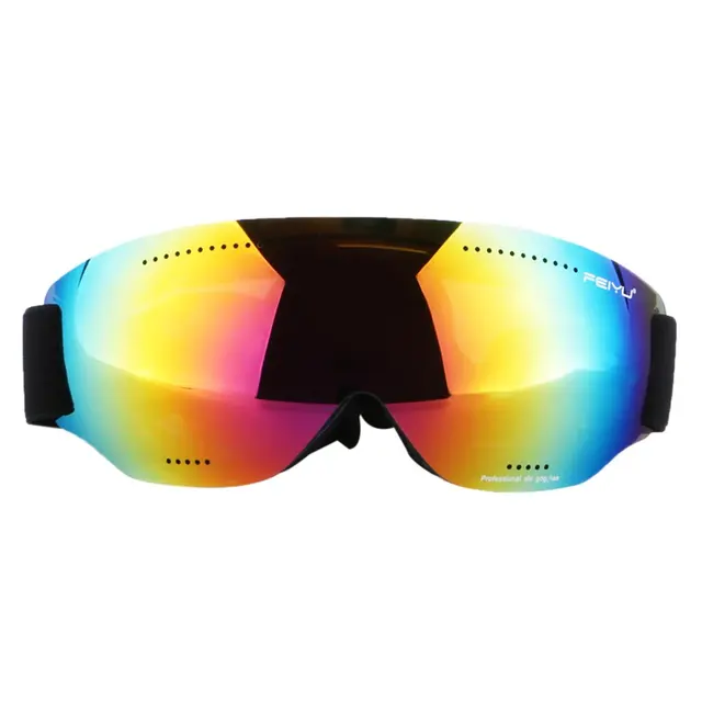 068 Single Layers Windproof Sunglasses Ski Goggles Lens Glasses Outdoor