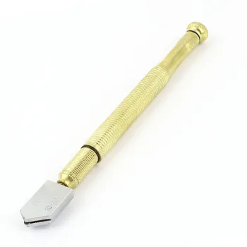 

UXCELL 10-20mm Gold Tone Hangrip Pencil Oil Feed Designed Glass Cutter Tool